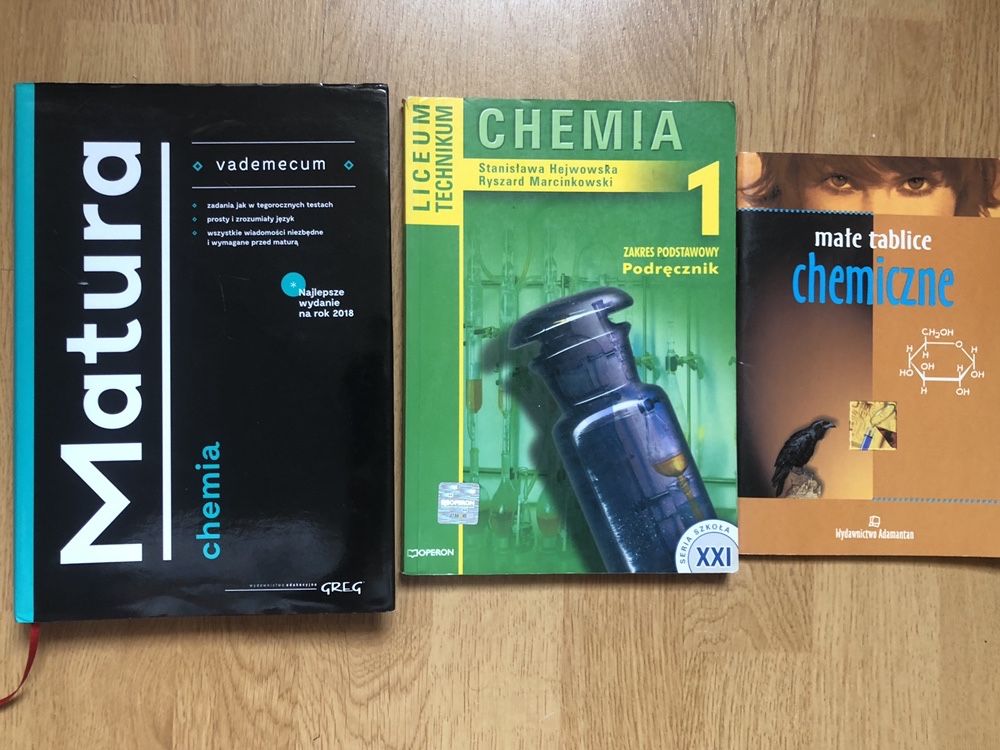 Zestaw książek matura chemia