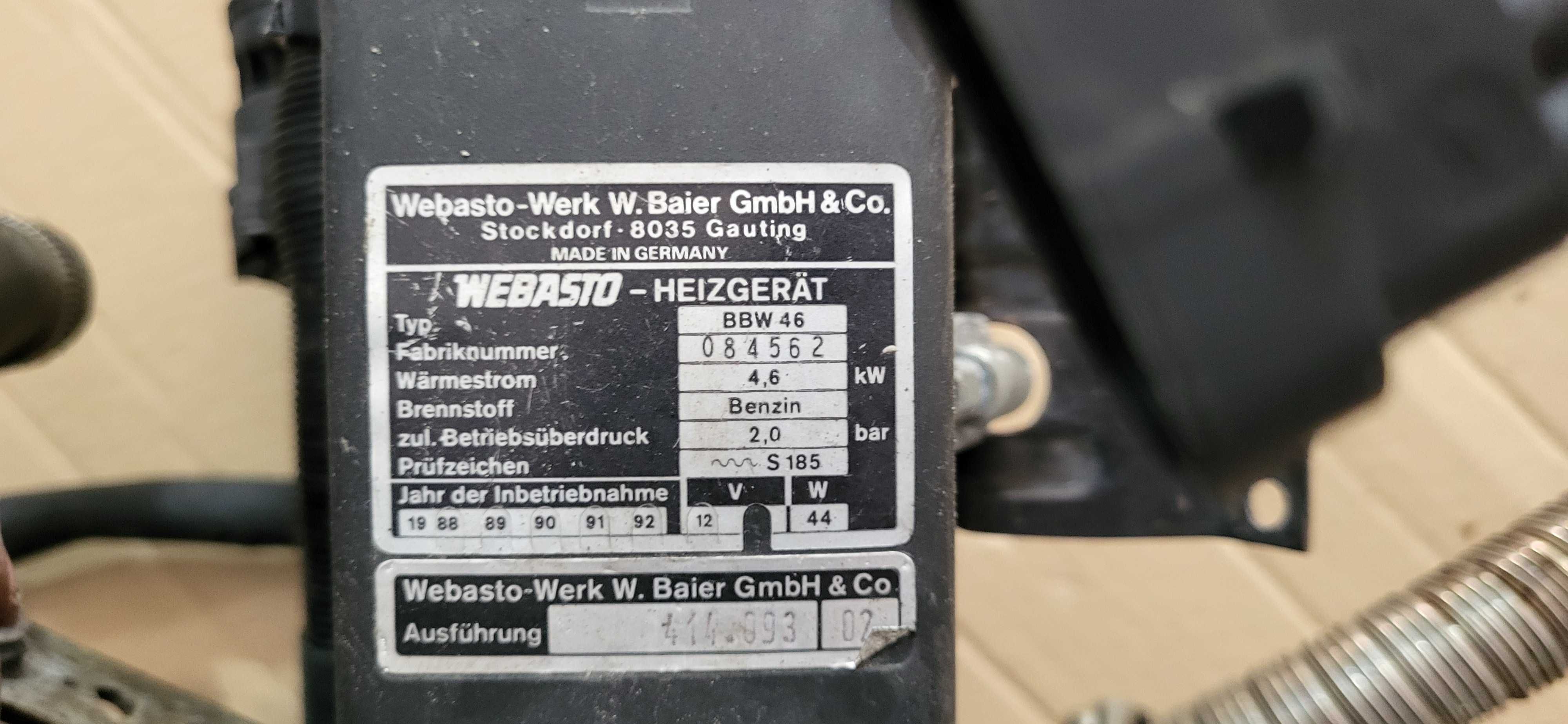 Audi A4 B6 2.4 V6 Webasto Ogrzewanie Postojowe Thermo Top