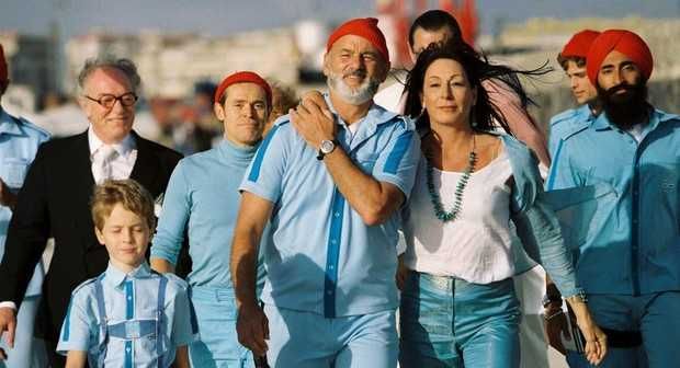 UM PEIXE FORA DE ÁGUA (Wes Anderson)Bill Murray/Owen Wilson/Anjelica H