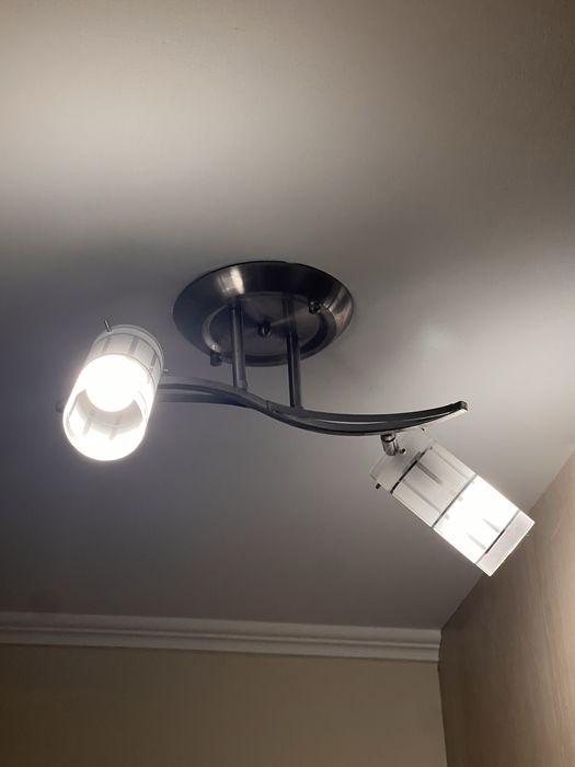 Люстра, лампа на 2 лампи