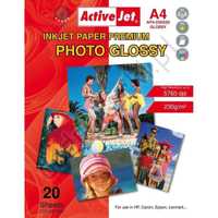Papier fotograficzny Inkjet Paper Premium Photo Glossy Active Jet A4