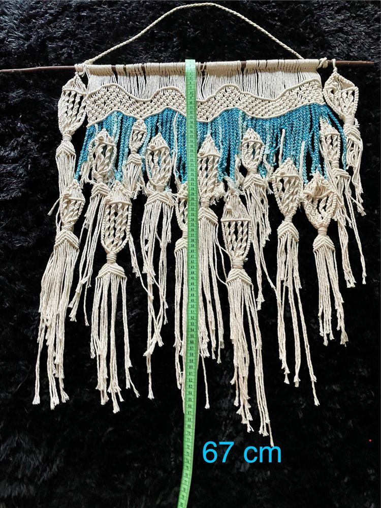 Quadro Macrame Peixes