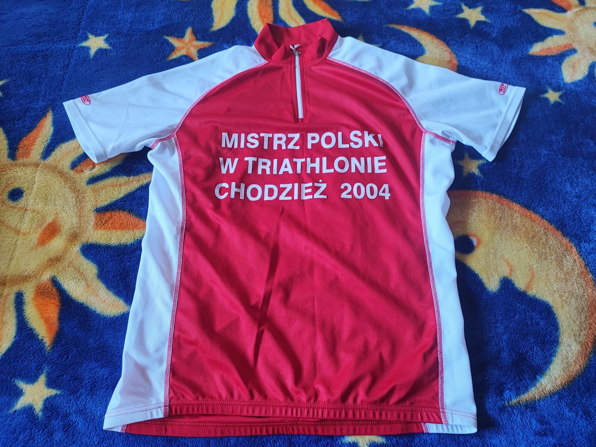 Koszulka kolarska na rower do triathlonu oddychająca Vitex rozmiar L