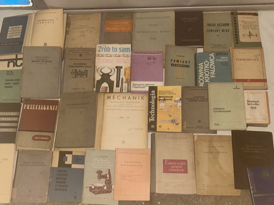 Ksiażki METALE,Mechanika,TOKARSTWO i inne...prawie 35 sztuk !!!
