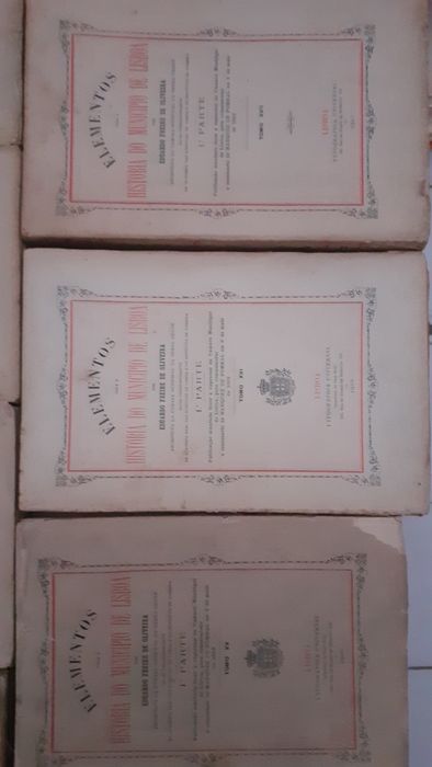 Elementos para a história do Município de Lisboa Freire de Oliveira