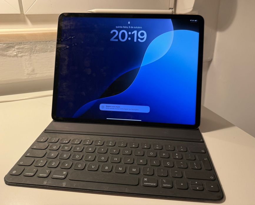 IPad Pro 12.9’’ 5.ª geração+ Apple Pencil + Capa Teclado Apple