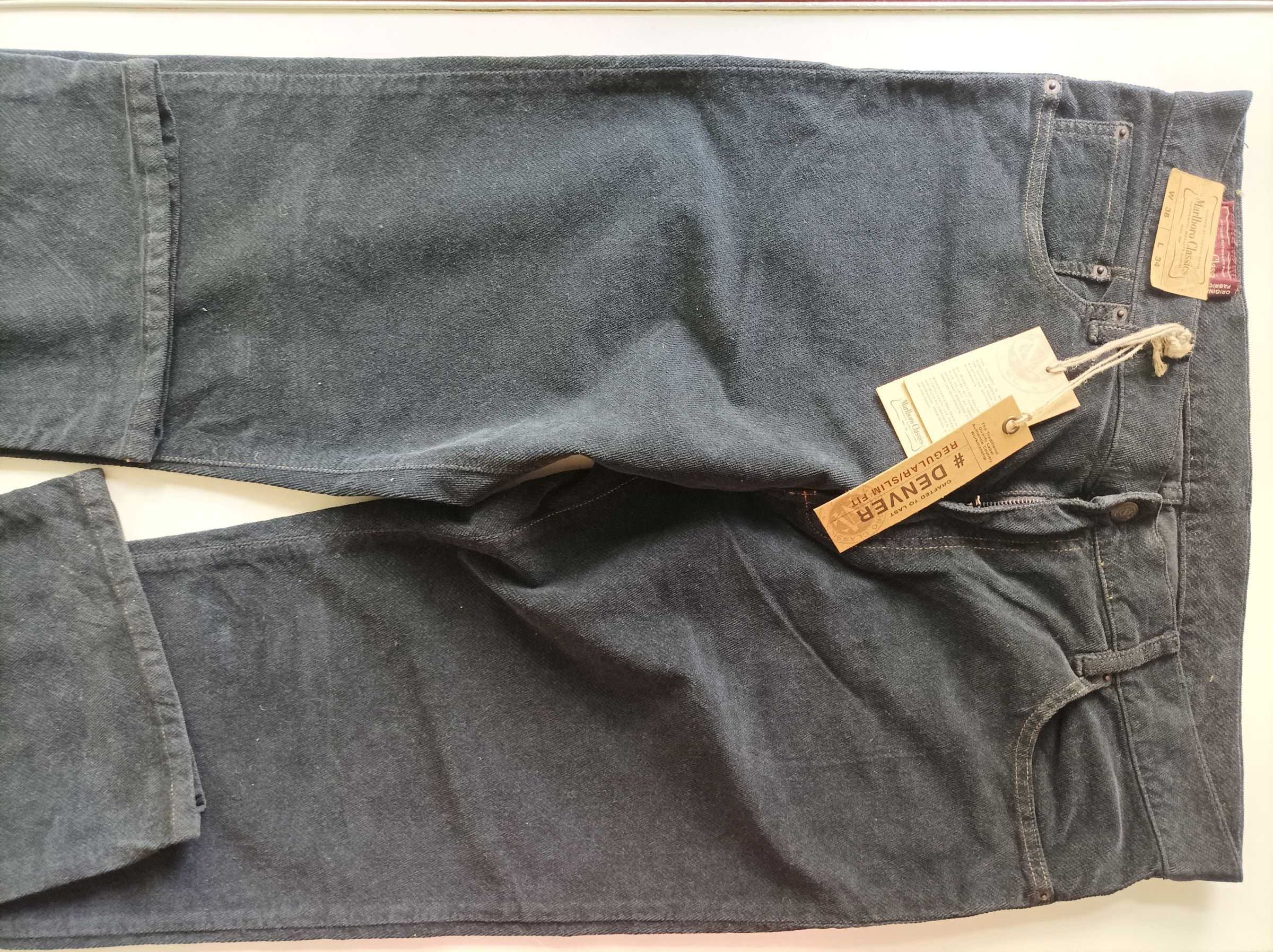 Велюровые джинсы Marlboro  Classics, W38 L34