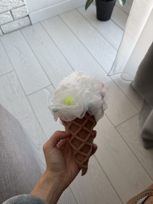 Мочалка для душу морозиво