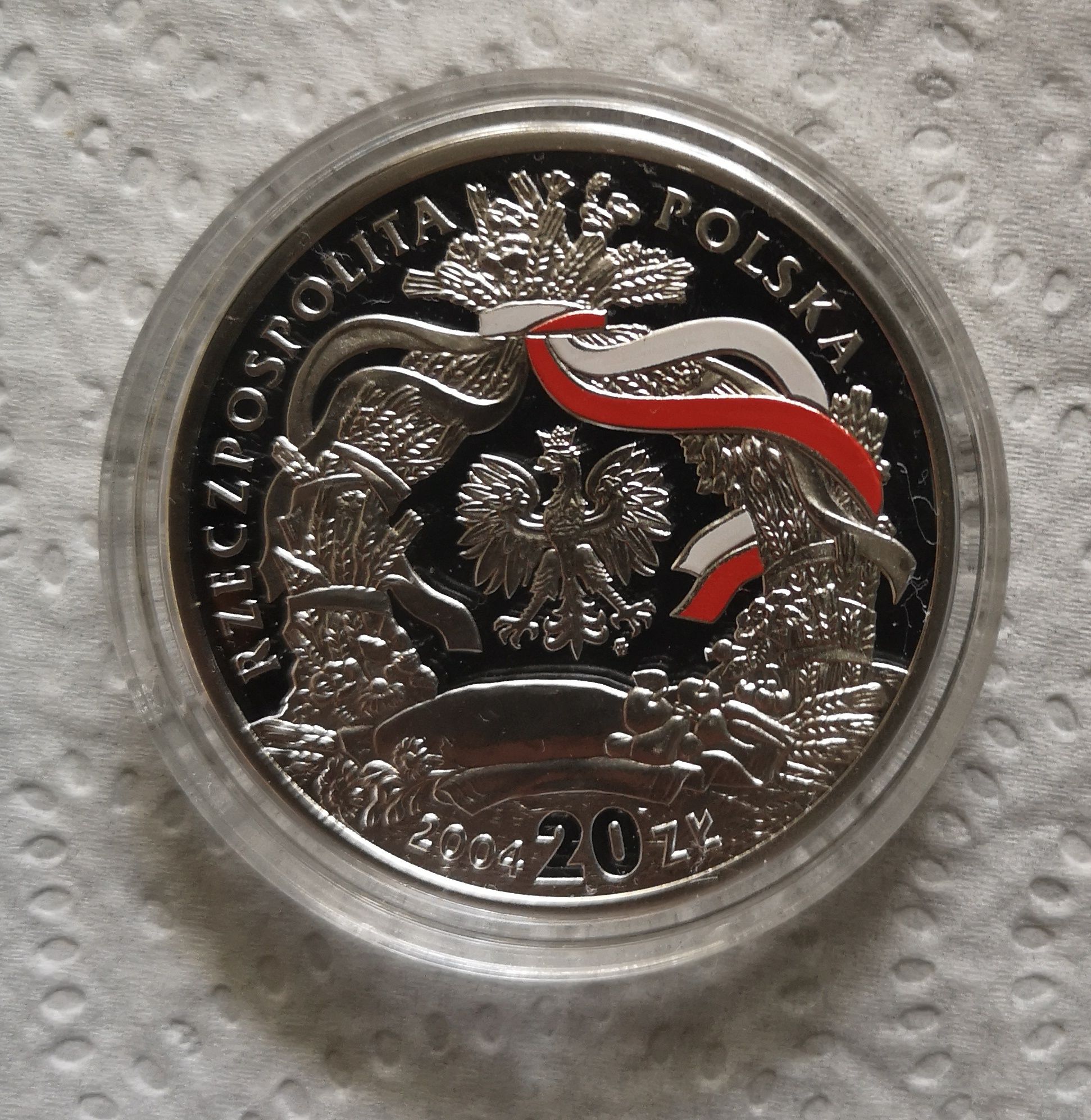 Moneta kolekcjonerska 20 zł 2004 r. Dożynki