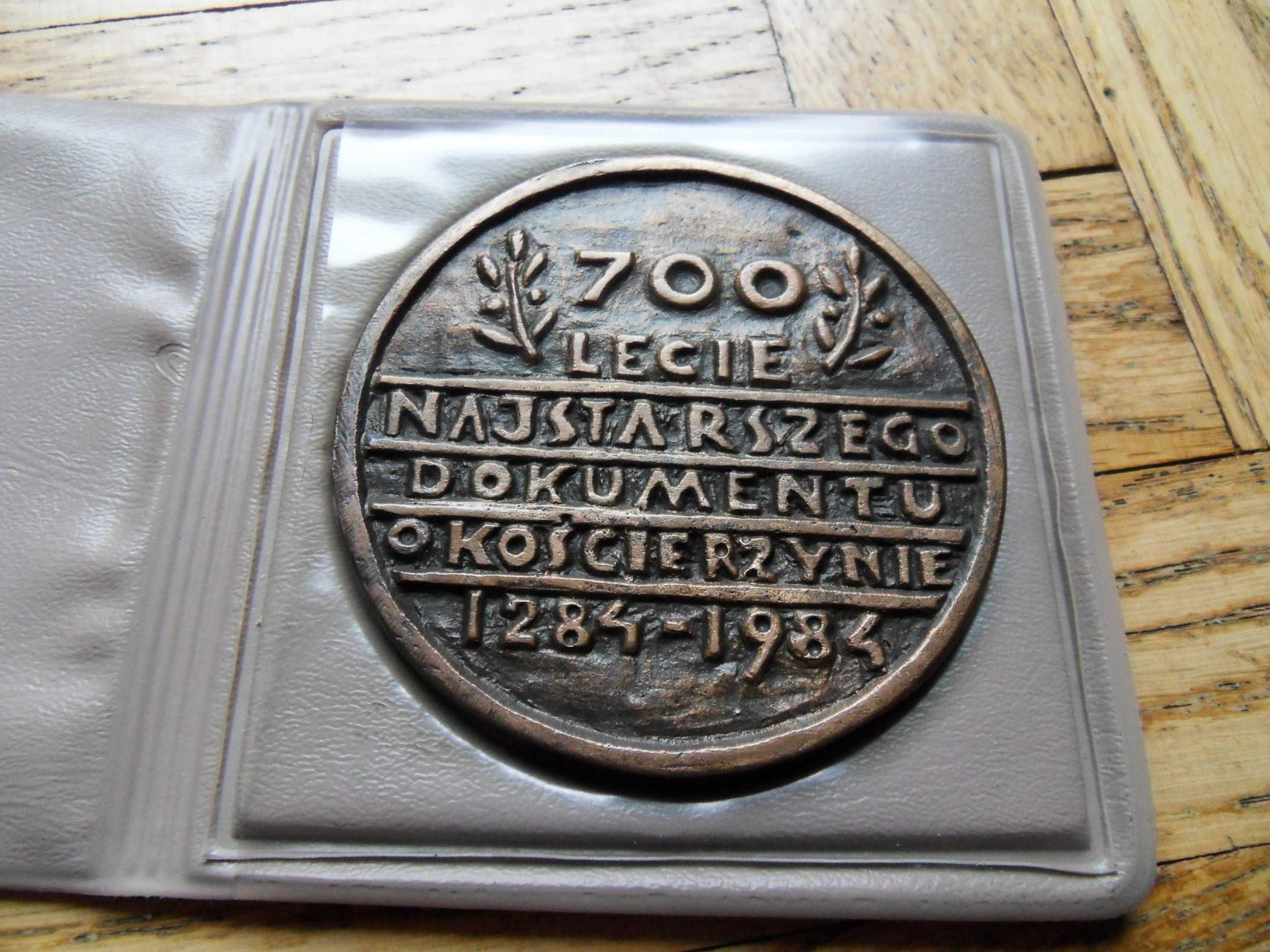 Medal 700-lecie Kościerzyny w etui sygnowany