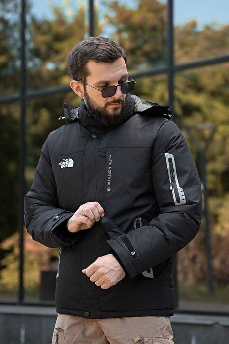 Куртка зимняя The North Face beg з підкладкою OMNI-HEAT чорна