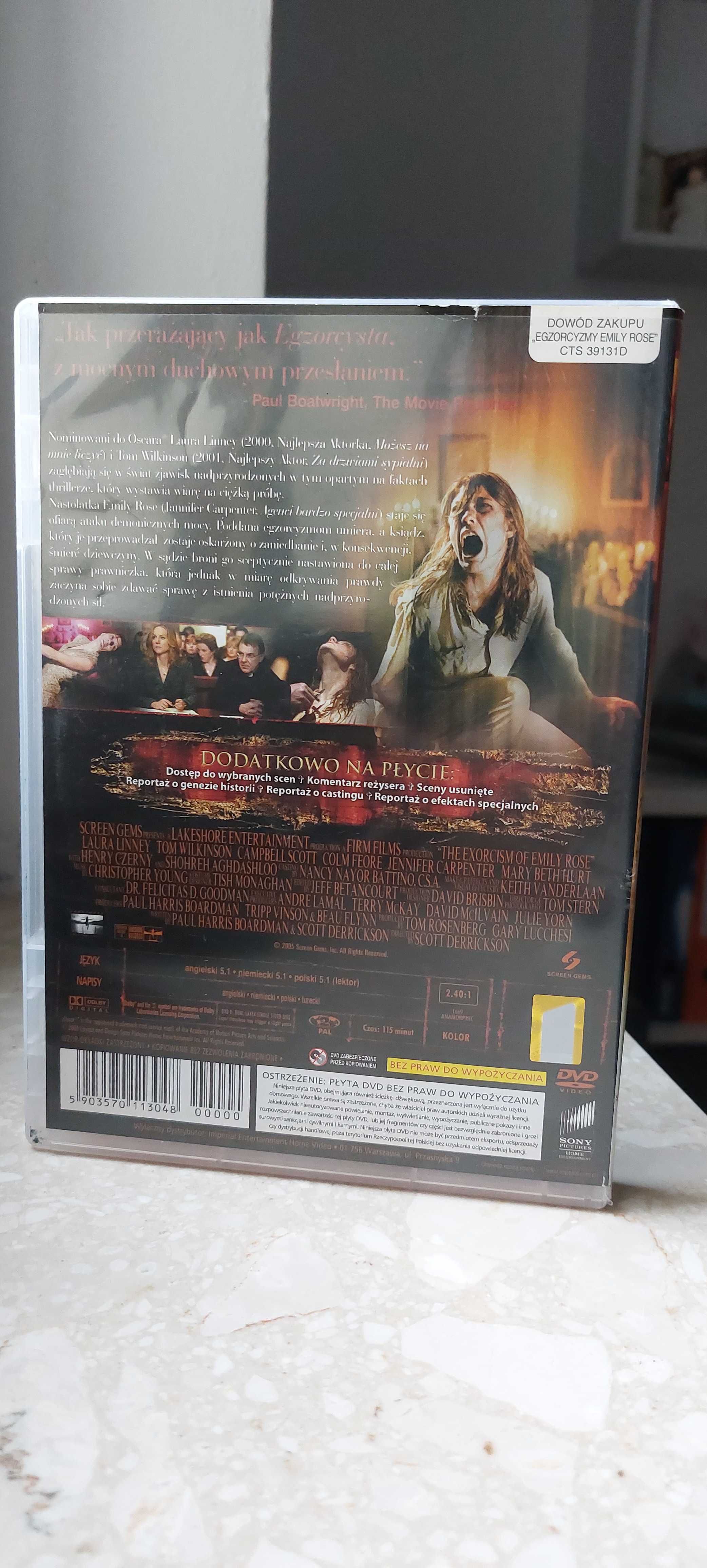 Film Egzorcyzmy Emily Rose DVD