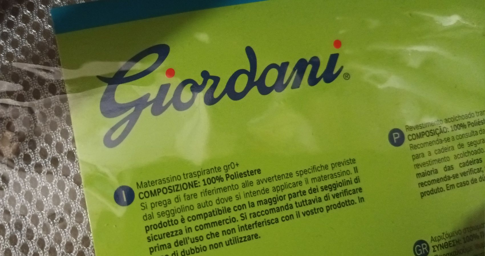 Forra anti-transpirante bebé UNIVERSAL