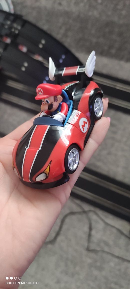 Tor wyścigowy samochodowy elektryczny mariokart Wii Carrera