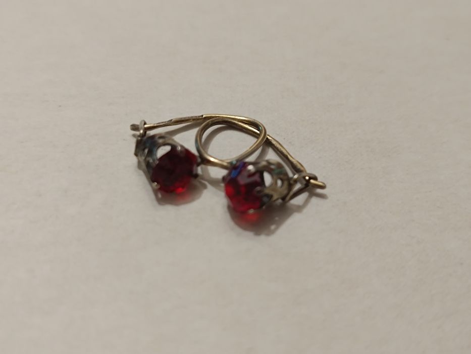 Серебряные серьги СССР