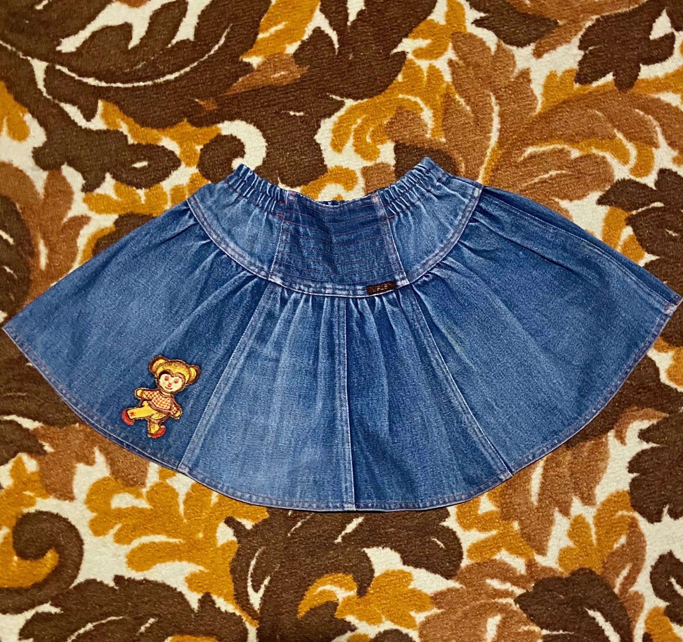 Джинсовая юбка на девочку 5-6 лет