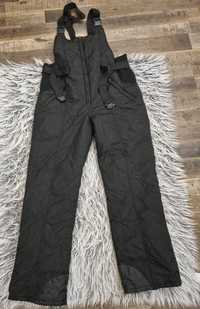 Spodnie L zimowe czarne męskie