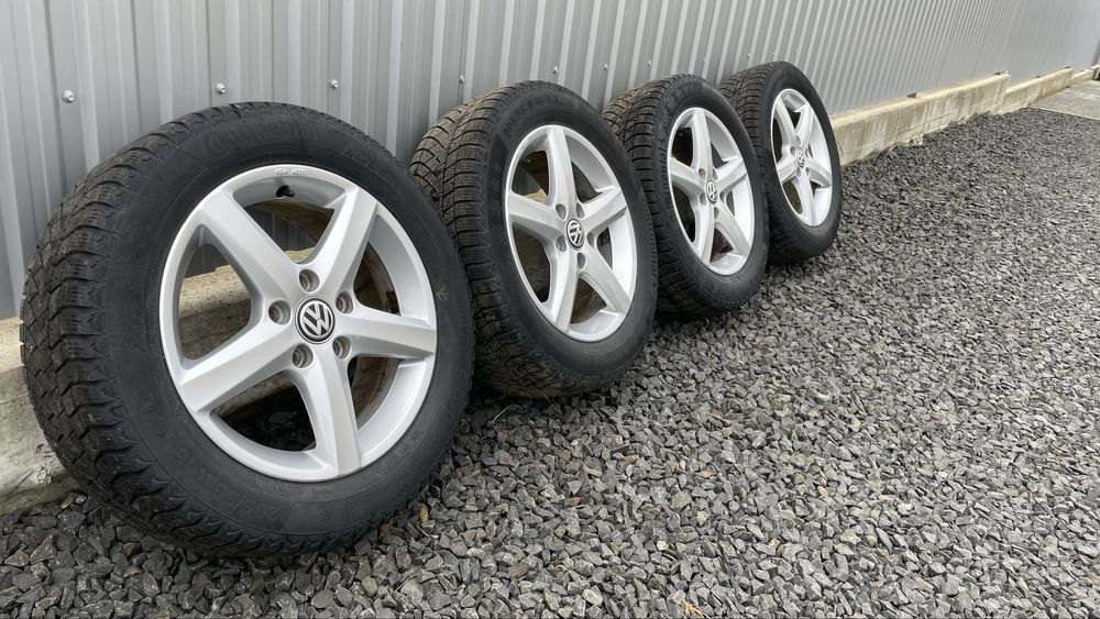 Диски алюмінієві легкосплавні гума шини VW Golf 7 R16 5G0071496