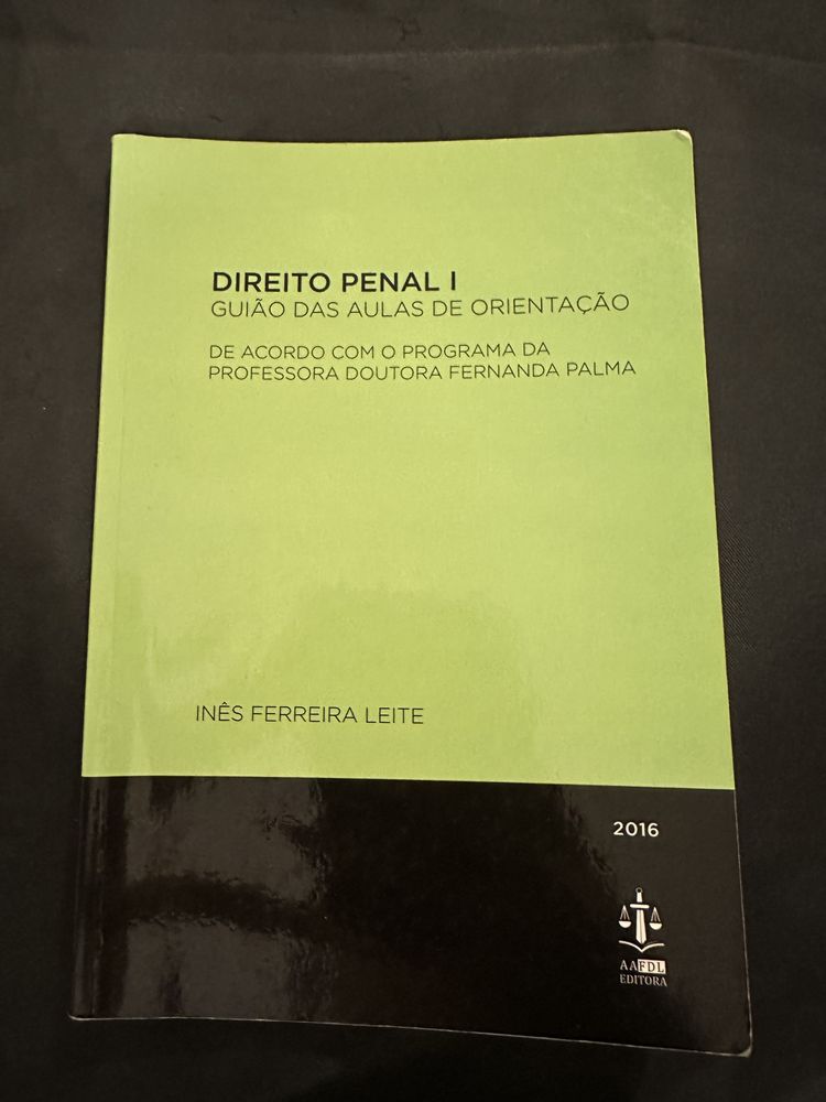 Direito penal guião das aulas de orientação