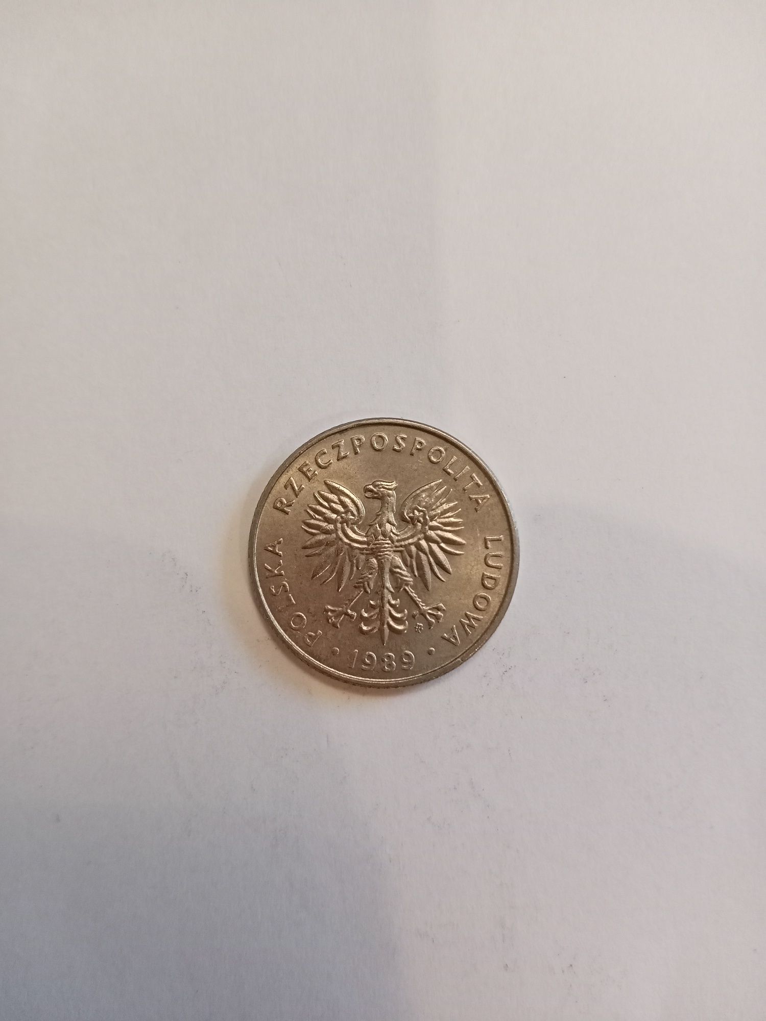 Moneta PRL 20 zł 1989 rok.