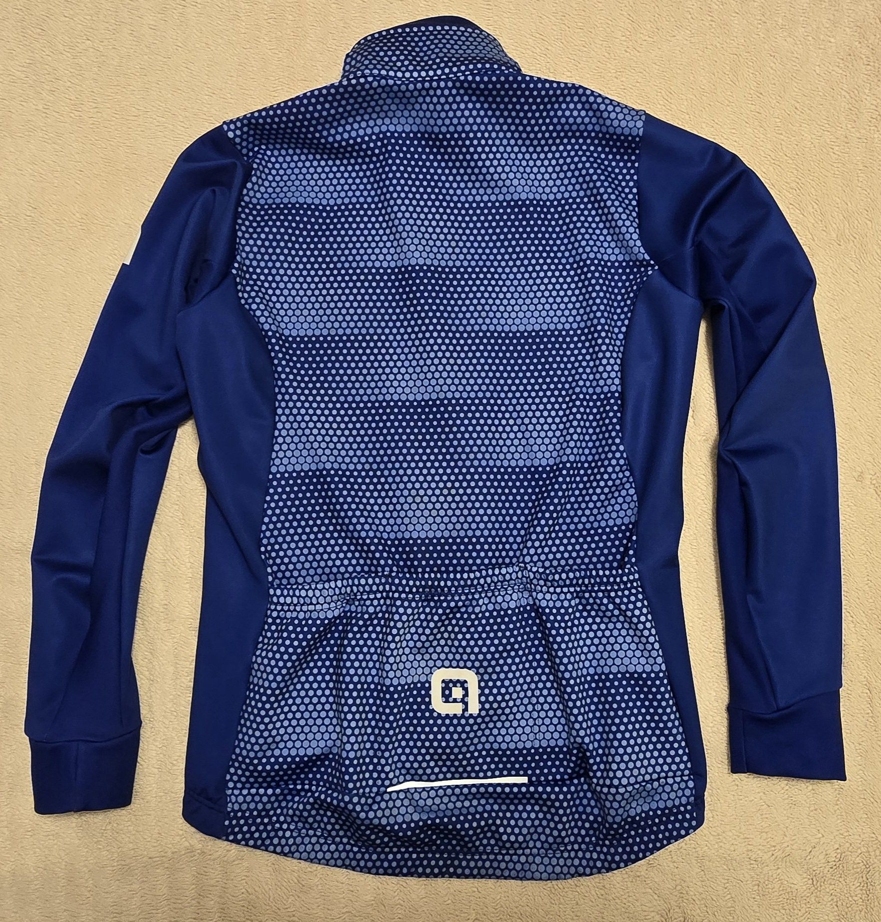Damska zimowa kurtka rowerowa ALE Cycling solid sharp L niebieska