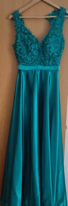 Vestido festa em verde