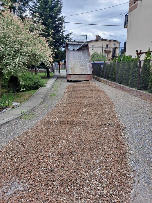 Kruszywa, kamień, tłuczeń, żwir, kliniec, piasek, spóła, mała wywrotka