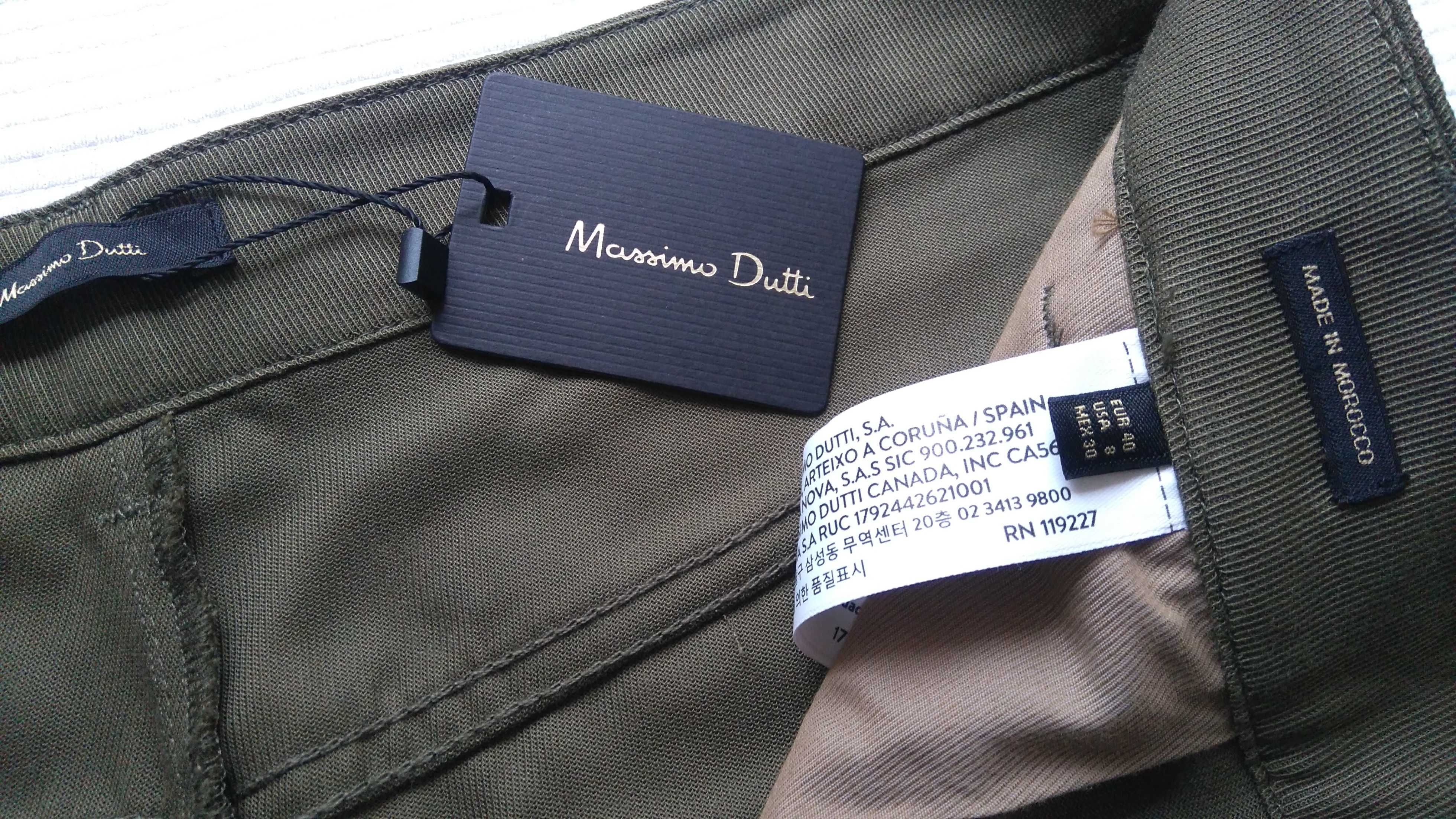 Calças com pinças slouchy 40 Massimo Dutti