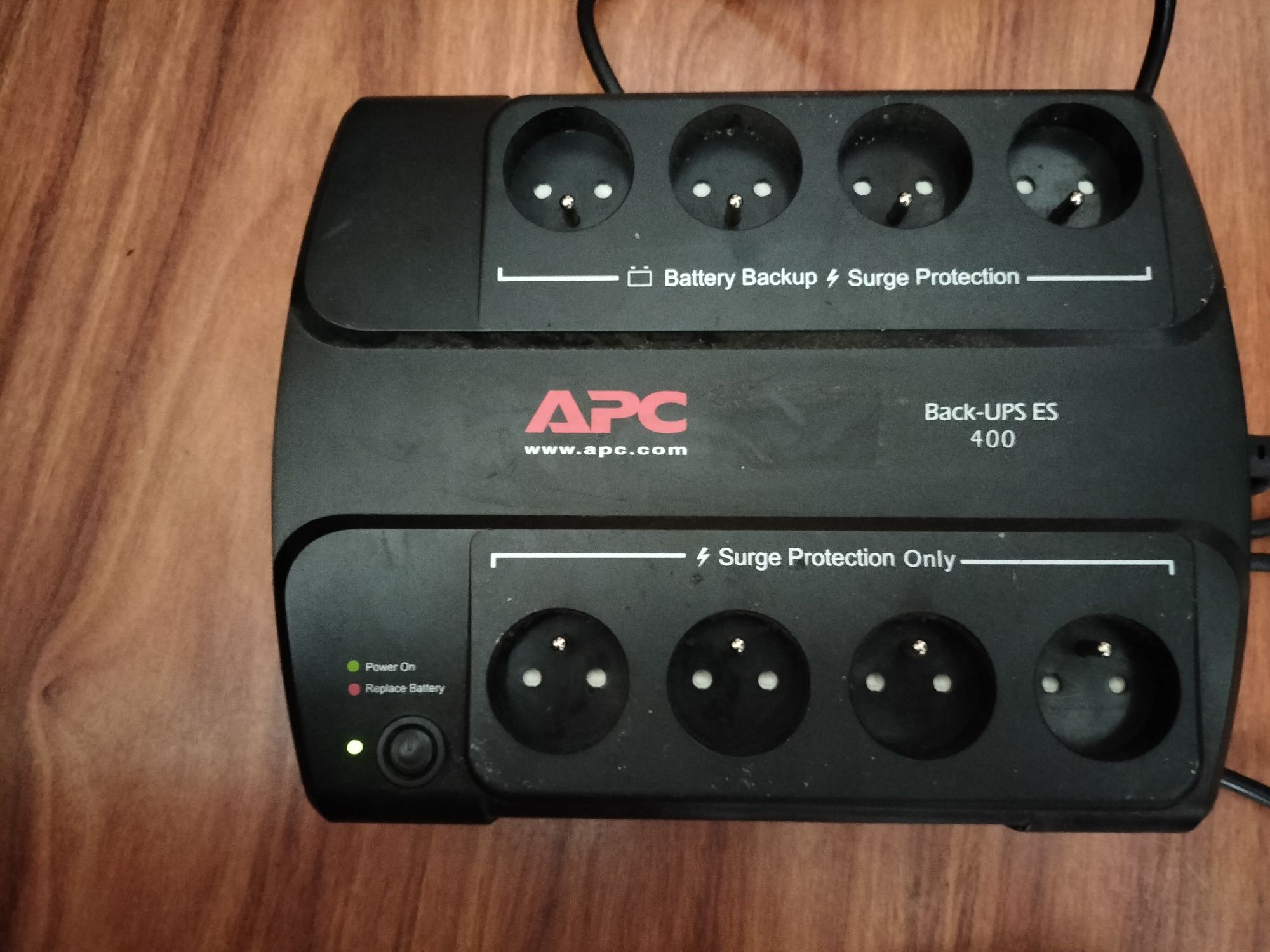 Zasilacz awaryjny listwa APC Back-UPS ES 400VA + AKU