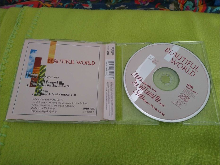 CD “I Know” de Phil Sawyer com a banda Beautiful World (original)
