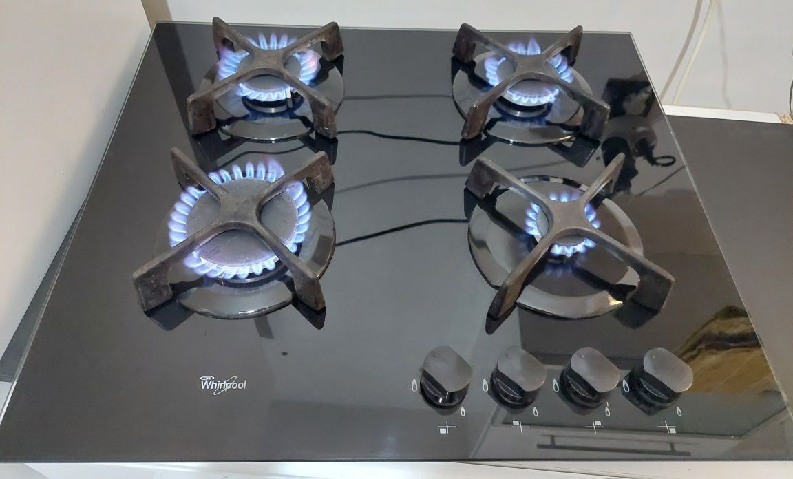 WHIRLPOOL Płyta gazowa + elastyczny wąż z szybkozłączką