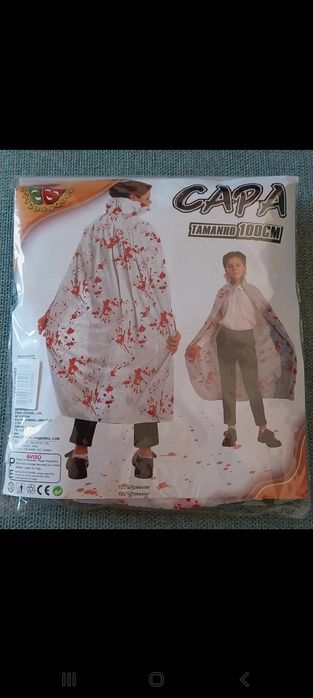 Capa assustadora halloween