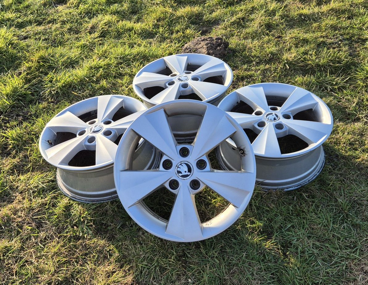 Alufelgi Skoda 16'  komplet rozstaw 5x112
