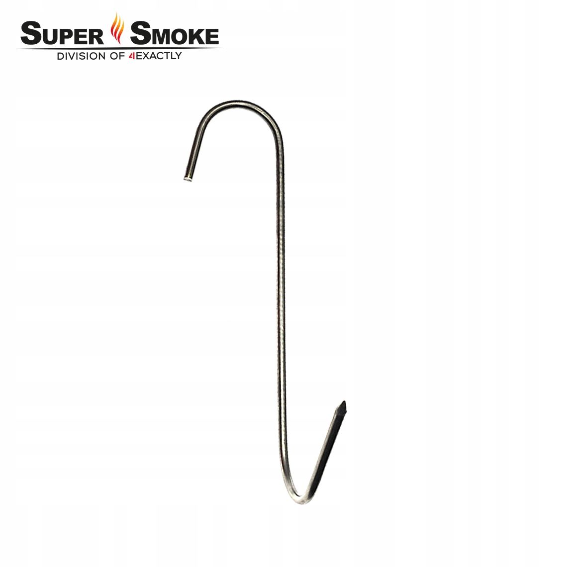 Hak Wędzarniczy typu "S" skręcony do mięs i wędlin 3mm 13cm Standard