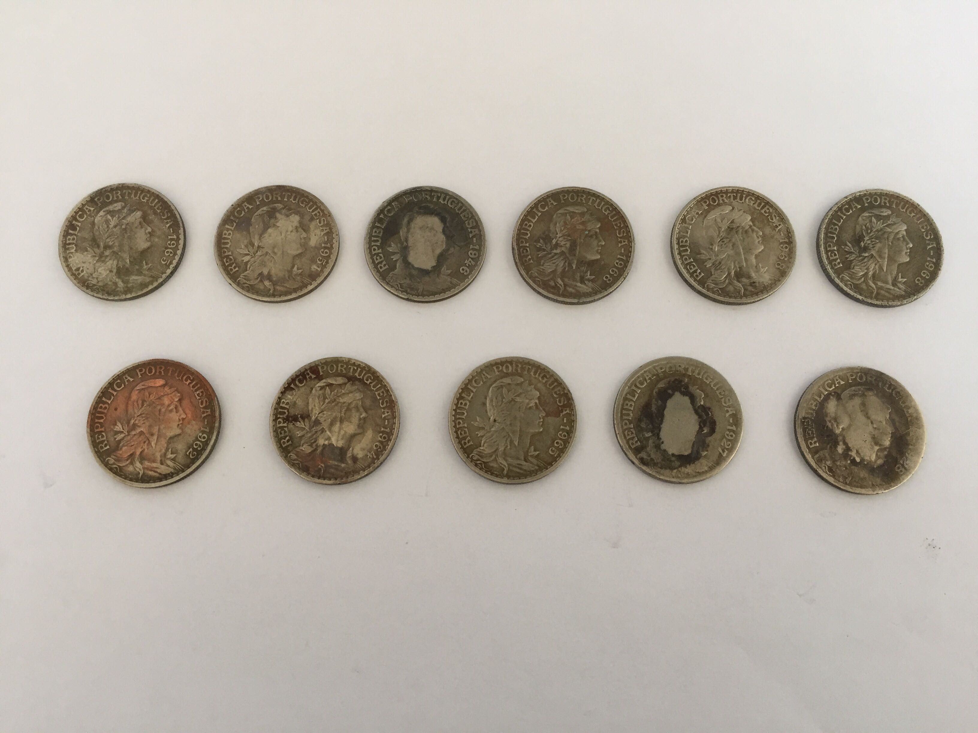 1 Escudo coleção 1927 / 1968 (11 moedas)