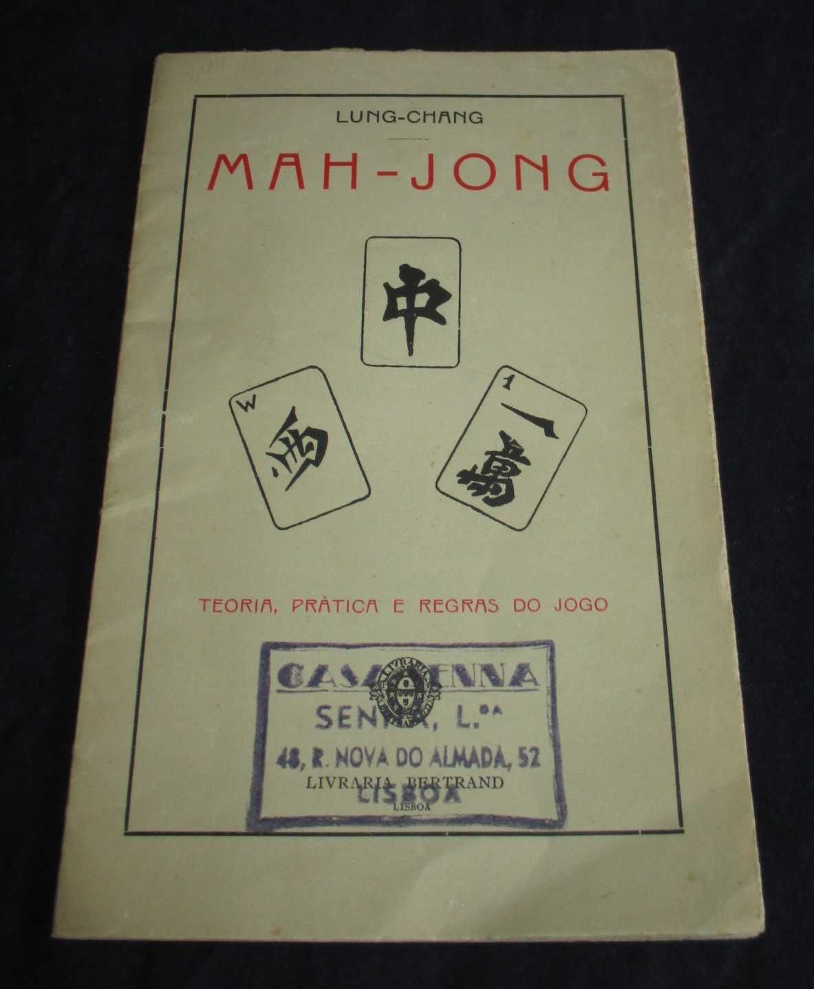 Livro Mah-Jong Teoria Prática e Regras do Jogo Lung-Chang