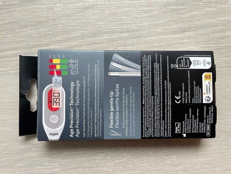 Braun PRT2000EU termometrcyfrowy z AgePrecision, szybki 8s pomiar_3004