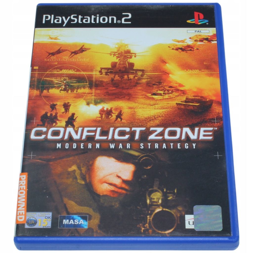 Conflict Zone Modern War Strategy PlayStation 2 PS2
