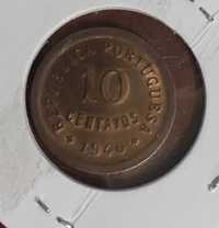Moeda 10 Centavos 1940 - NOVA