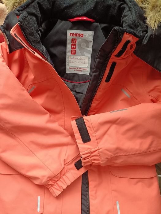 Зимова куртка Reima 128, парка лосось