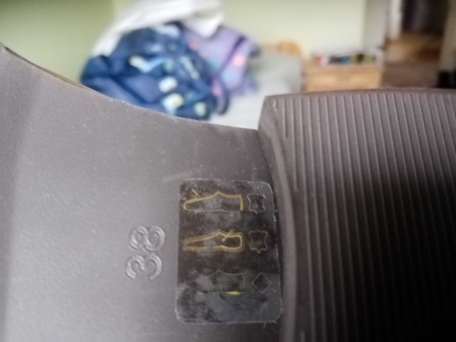 Skórzane długie kozaki