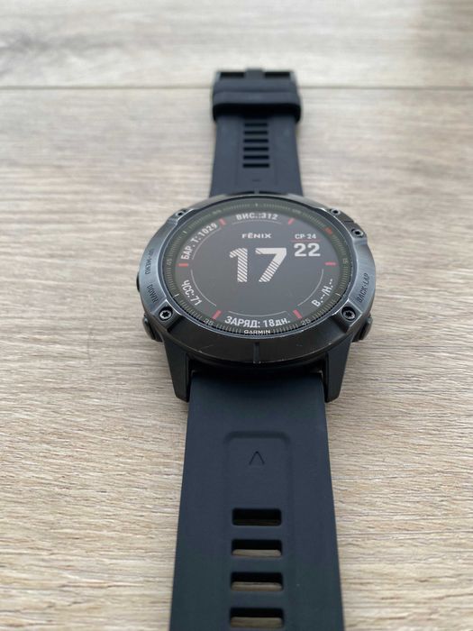 Garmin Fenix 6X Pro | Не працює GPS | Майже ідеальний зовнішній стан
