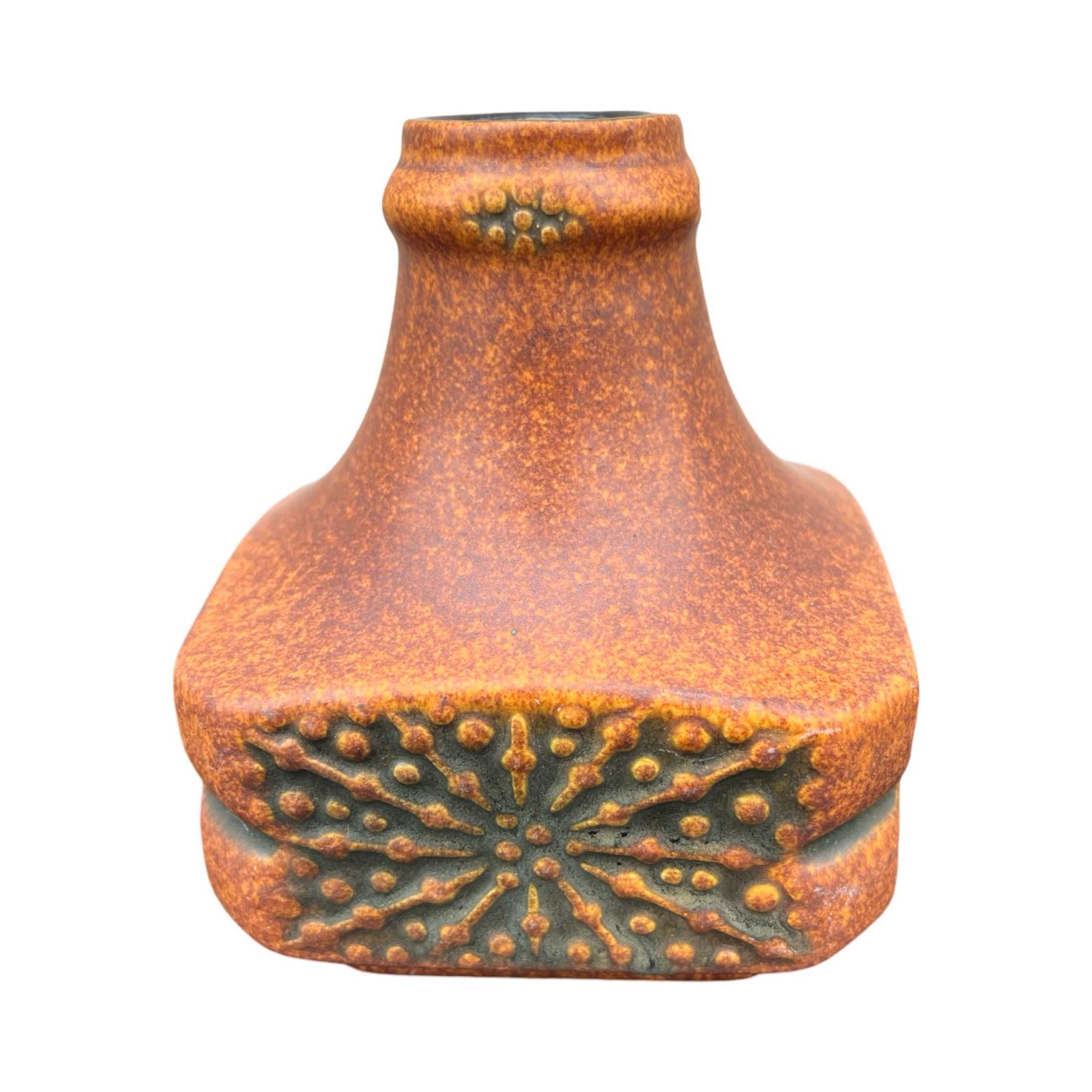 Wazon ceramiczny w stylu op-art Fohr Keramik, Niemcy, lata 70.