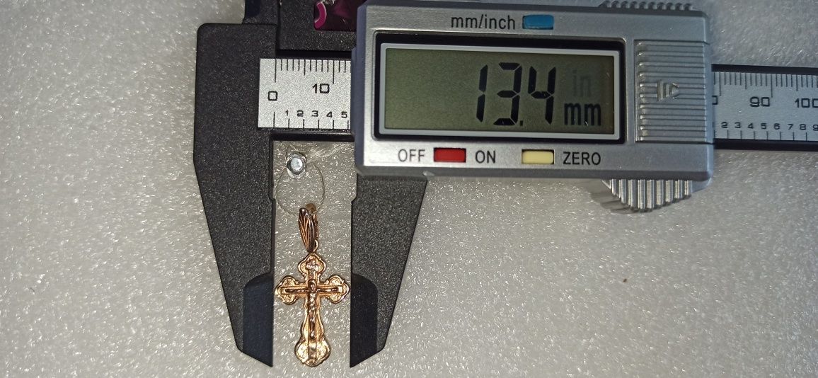 Новый Крестик золото 585 1.62 грамма