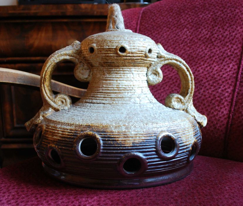 lampa zwis ceramika fat lava retro lata 60 70