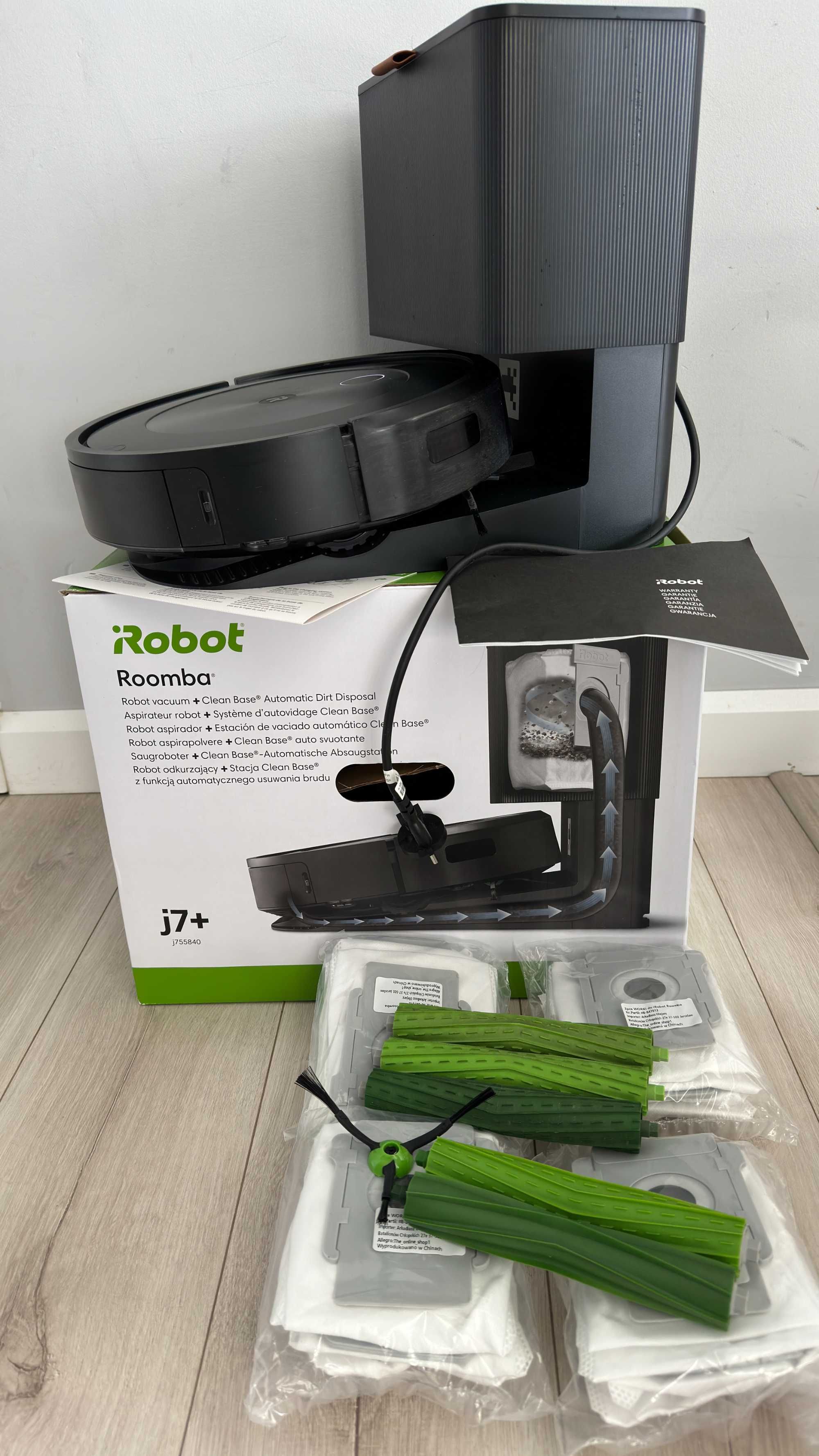 iRobot Roomba J7+ na gwarancji