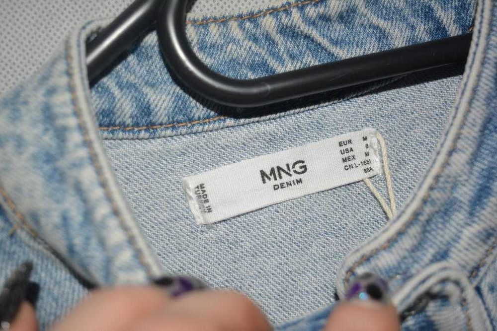 Jeansowa sukienka Mango w stylu retro M