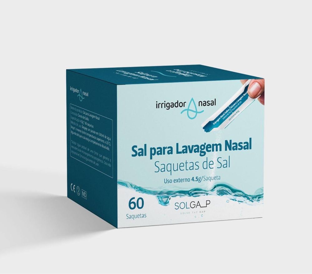Irrigador Nasal + Recargas de Sal (concorrente Rhinodouche) Registado