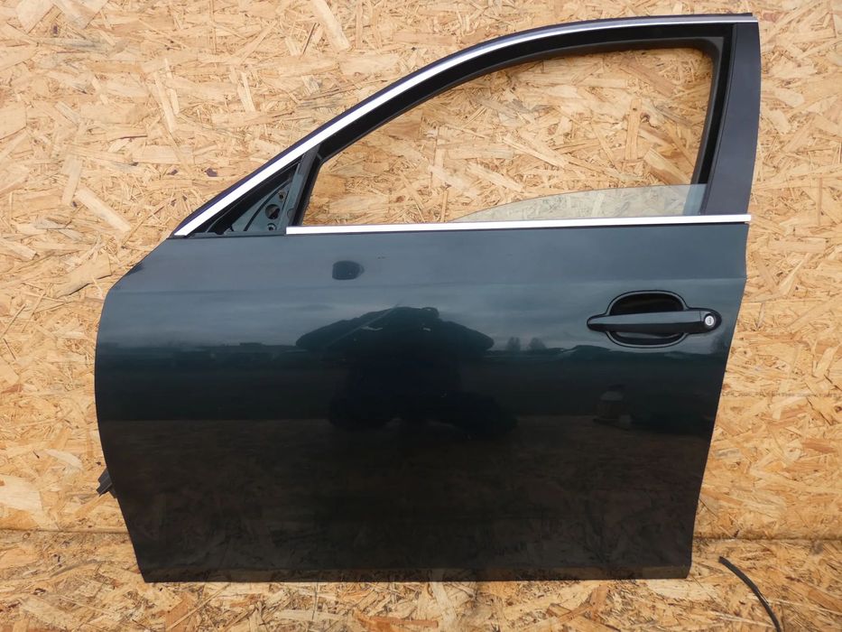 BMW E60 E61 DRZWI LEWY PRZÓD ZIELONE