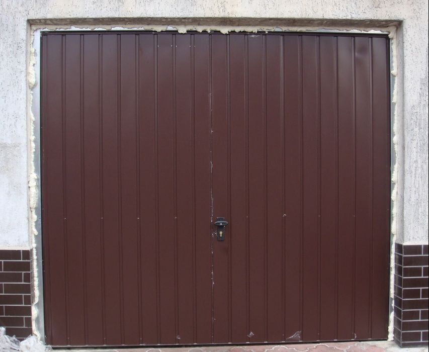 Brama garażowa 230x210 uchylna drzwi garażowe Transport Gratis
